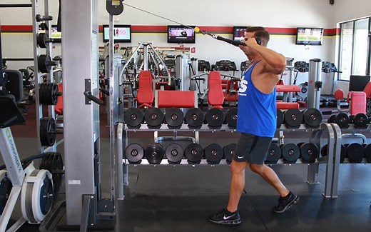 Cable Face Pull with External Rotation