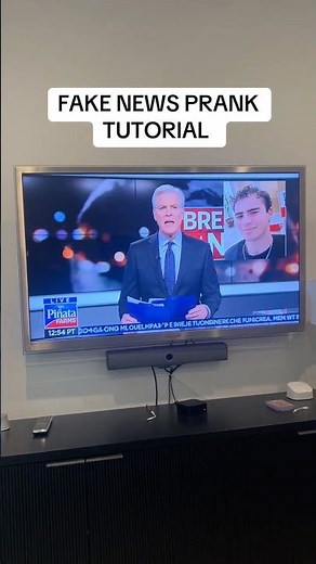 How To Do The Fake News Prank On Your Tv 🤣!