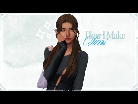 How I make sims 4 Characters | tutorial cas| sims 4| with links ✨