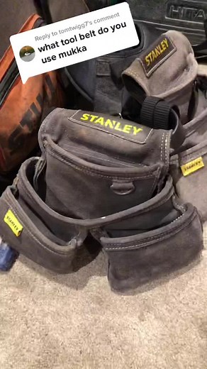 Stanley Leather Tool Belt Setup for Carpenters
