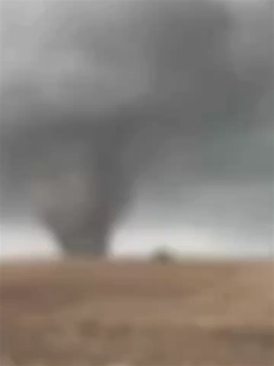 CAUGHT ON CAMERA 🌪️: Millions of people in Nebraska are under threat of tornado-warned storms this evening, as storm trackers in Howard County, Nebraska, reported a large twister moving across the region. #Nebraska #Severewx #Tornado #FOXWeather
