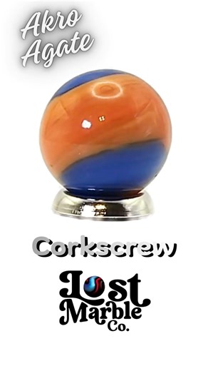 Akro Agate Corkscrews (1 ingot in there) #akroagate #marbles #corkscrews