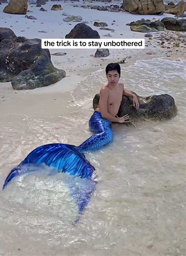 it really doesn’t have to be that deep—take it from a fish 🤭 #merman #mermaid #mermaidtiktok #mermaidtok #mermantiktok