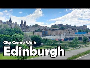 Edinburgh City Centre Walk【4K】| Let's Walk 2021