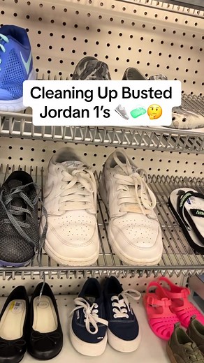 Cleaning Up Busted Jordan 1’s