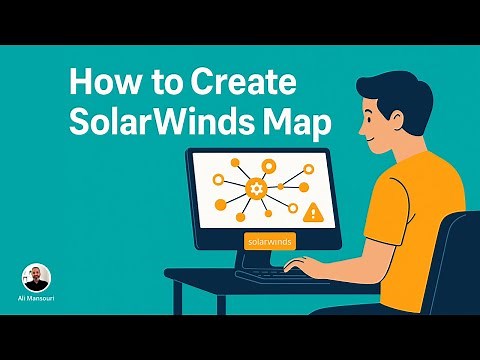 How to create Solarwinds MAP using SolarWinds Atlas: orion maps solarwinds