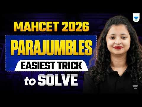 Easiest Trick to Solve *PARAJUMBLES* 🔥 MAHCET 2026 || Alpa Sharma