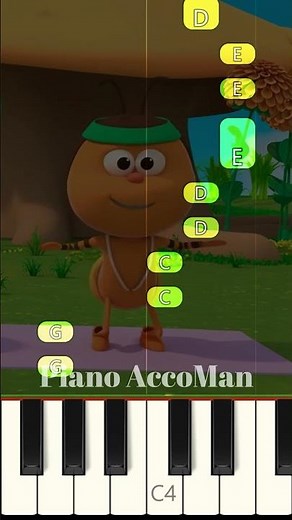 Let’s Exercise - Boogie Bugs Piano Tutorial Short