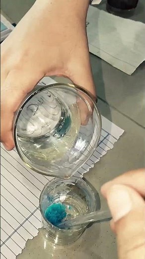 cuso4#experiment #funfacts#solutions #experiements
