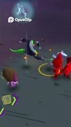 Danny Phantom vs Spongebob & Jimmy Neutron in EPIC Battle!