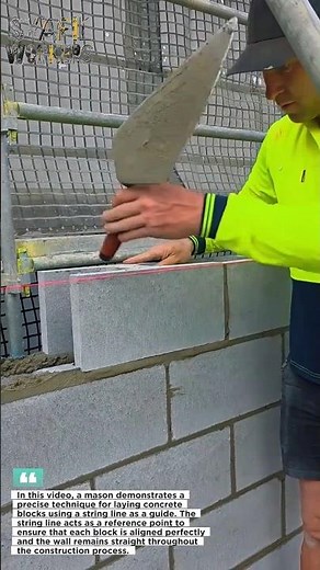 This Bricklayer String Line Trick Is Pure Perfection!