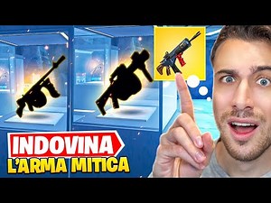 INDOVINA l'Arma MITICA nel BUNKER o QUITTA la Partita! Challenge *IMPOSSIBILE* Fortnite ITA!