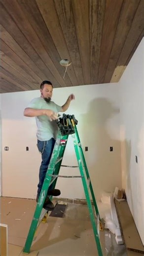 Installing Recessed Lighting 💡#construction #electrician #contractor #diy #shorts