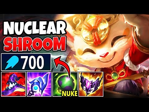 NUCLEAR SHROOM TEEMO FULL AP DARK HARVEST (DON'T STEP ON SHROOM OR GET NUKED) - League of Legends