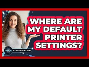 Where Are My Default Printer Settings?
