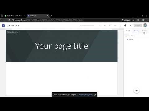 How to Build a Free Website with Zero Knowledge using Google Sites