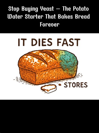 Potato Water Starter: Bake Bread Without Yeast Forever