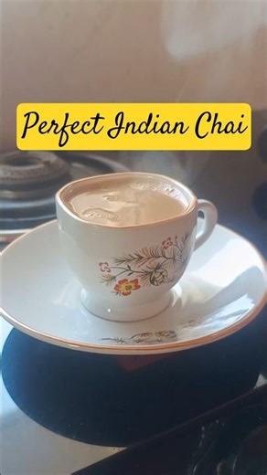 How to Make Chai Perfect Homestyle Indian Tea #indianfood #foodshorts