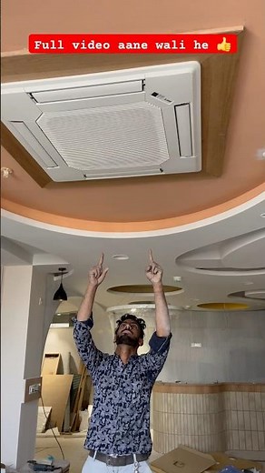 Installing a Mitsubishi Cassette AC Unit