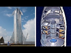 スペースX社のスターシップの内部です。