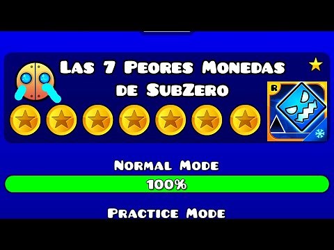 Top 7 WORST Coins in Geometry Dash SubZero