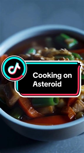 4 million miles away from home cooking on asteroid . . . . . #jasonkitchenlab #foodtiktok #aichef #chef #asteroid