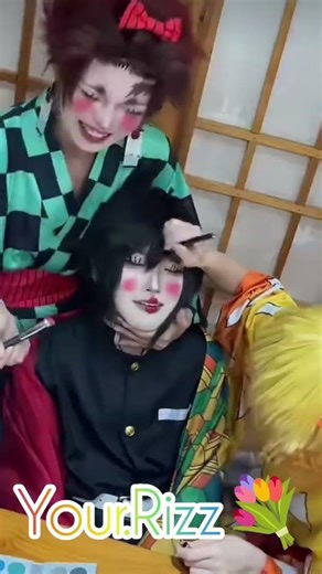 Demon slayer cosplay root😅✨❤️💐