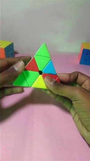 PYRAMIX KO SOLVE KARNE KA AASAN TRICK!!! #like #skill #cube #viral #trending #shorts #