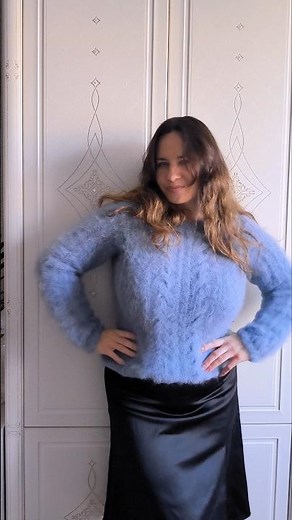 Fluffy angora sweater for order 🤩 buy by link in bio 💕