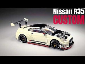 Hot Wheels R35 GTR LBKW Custom Built | More Realistic | EASY