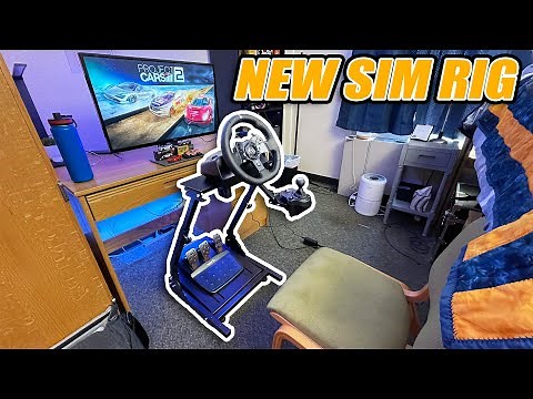 LOGITECH G920 Sim Rig | Unboxing and First Race