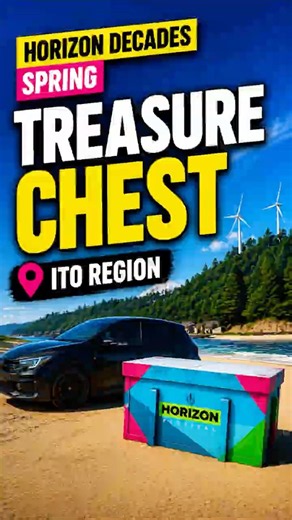 Horizon Decades Spring Treasure Chest Location! | Forza Horizon 6