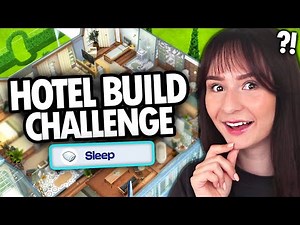 I try building a HOTEL in The Sims 4 Businesses & Hobbies