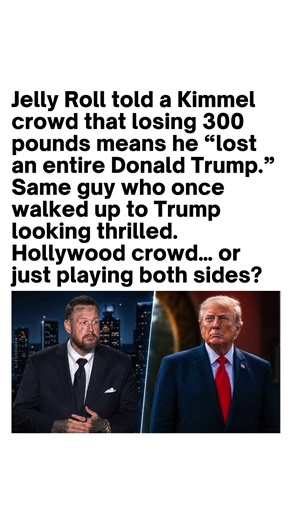 Jelly Roll’s Trump Joke Sparks Debate 😂