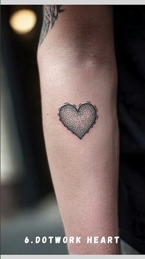 Simple Yet Sweet Heart Tattoo Designs #tattoodesign #tattooideas