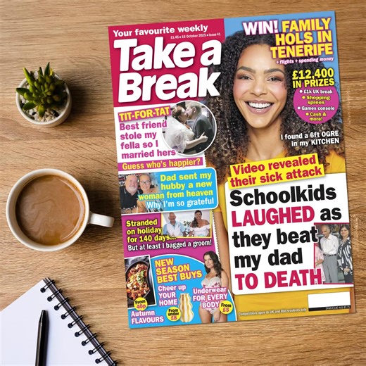 Happy TaBday everyone! Time to grab the new issue, which is packed with stories, puzzles and prizes. This week Kat's revenge plot takes a surprising turn and Lara's love of baking reaches dizzying heights. OUT TODAY! ❤️🩷💛🩵 | Take a Break magazine - official