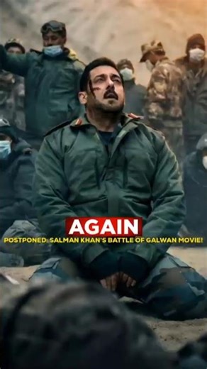 Galwan Movie Update 🔥 Salman Khan New War Film 2026 | #Shorts Galwan Ban! Again #foryou #trending