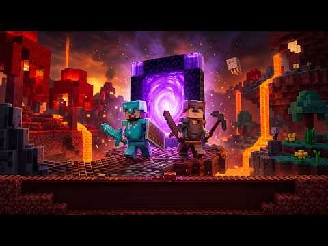 EPIC Lego Minecraft: Nether Expedition Adventure! 🔥 Stop Motion