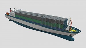 Cargo Ship 08 - Download Free 3D model by gogiart (@agt14032013)