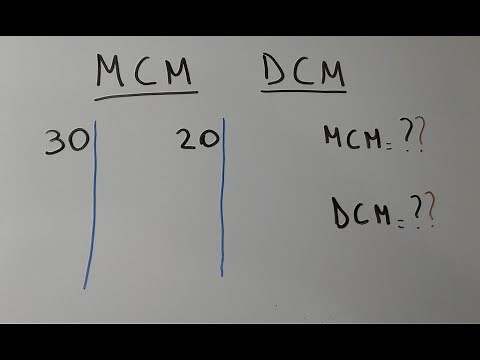 COMO RESOLVER MINIMO COMUN MULTIPLO Y DIVISOR COMUN MAYOR. MCM DCM. ESCUELA SECUNDARIA