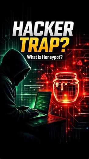 What is Honeypot? #honeypot #Cybersecurity #Infosec #Hacking #Firewall #Network #viral #shorts