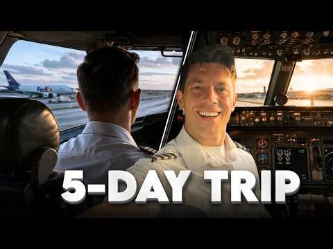 I Got PAID EXTRA on This 5-Day Airline Pilot Trip | Flying the B-767