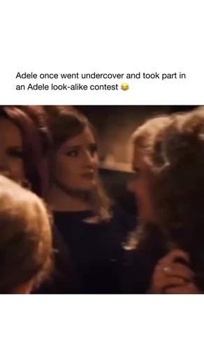 Pop Music on Instagram: "In 2015, Adele did a hilarious undercover prank for The Graham Norton Show where she secretly joined an Adele impersonator contest. She wore a fake nose and chin, changed her makeup and hair, and used the name “Jenny” so no one would recognize her. She acted nervous and quiet, blending in with the other impersonators, who were all huge fans and took the contest seriously. When it was her turn to sing, everyone listened politely at first. But as soon as she started singin