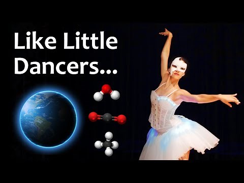 Dancing molecules (How greenhouse gases work)