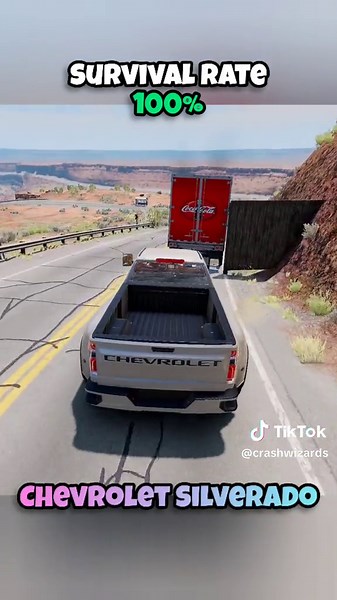 Chance of survival with different vehicles #beamng #beamngdrive #beamngcrash #game #gaming #car #cars #simulation #fouryou #fyp #longervideos