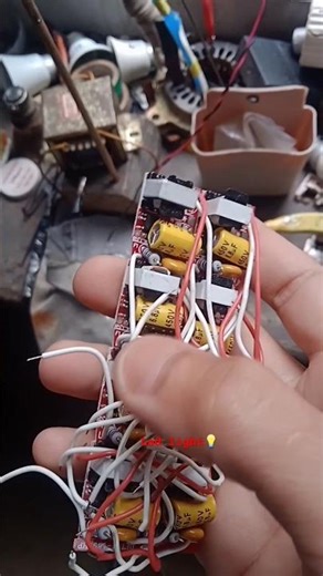 9 watt LED light💡components #simplelifestyle #electrical