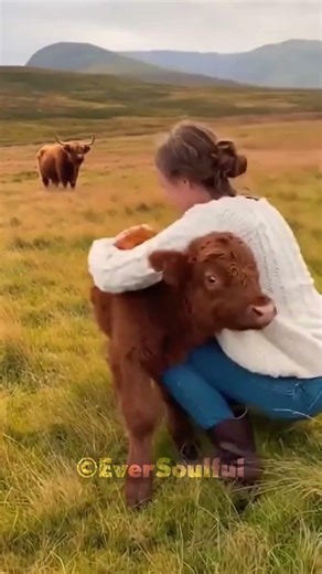 Who Wants to Hug This Loving Calf? 💖