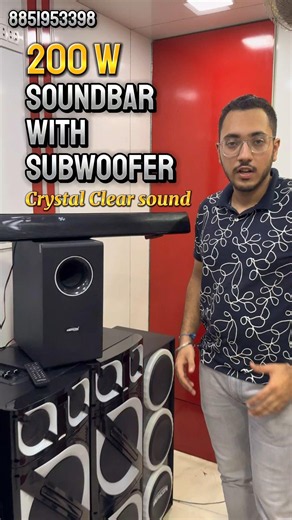 New Soundbar With Subwoofer | Best soundbar for TV | Premium Audio #soundbar #bluetoothsoundbar