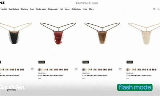 Le Flash Mode : Kim Kardashian lance des strings poilus ! - Quotidien | TF1+
