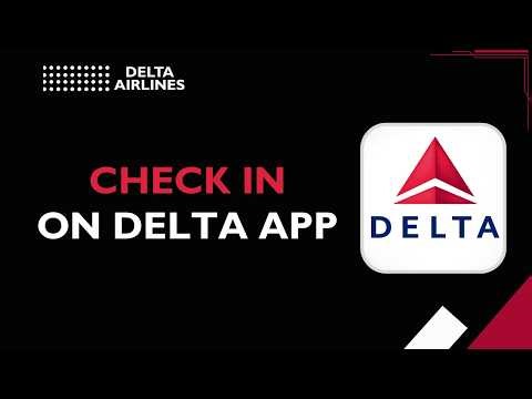 How to Check In on Delta App
